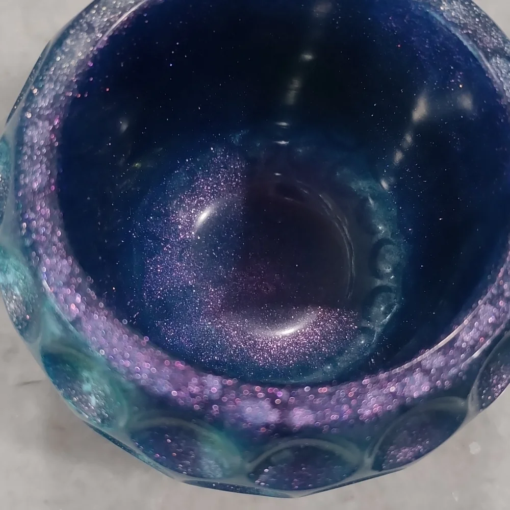 🄷🄰🄽🄳🄼🄰🄳🄴 🅂🄷🄸🄼🄼🄴🅁🅈 🄱🄻🅄🄴 🅁🄴🅂🄸🄽 🄲🄰🄽🄳🄻🄴 🄷🄾🄻 - Picture 3 of 3